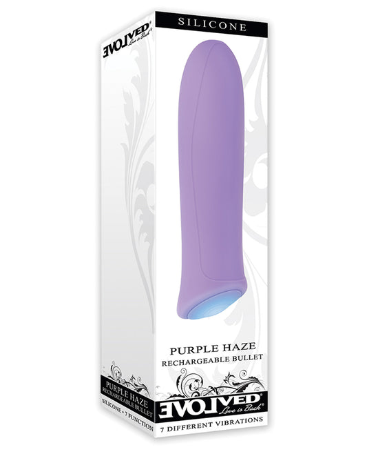 Evolved Purple Haze Rechargeable Bullet - Purple - LUST Depot