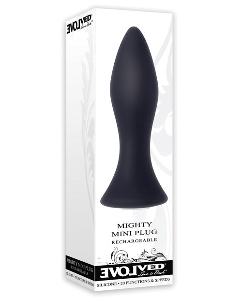 Evolved Mini Butt Plug - Black - LUST Depot