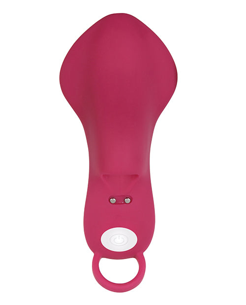 Evolved Frisky Finger Rechargeable Bullet - Burgundy - LUST Depot