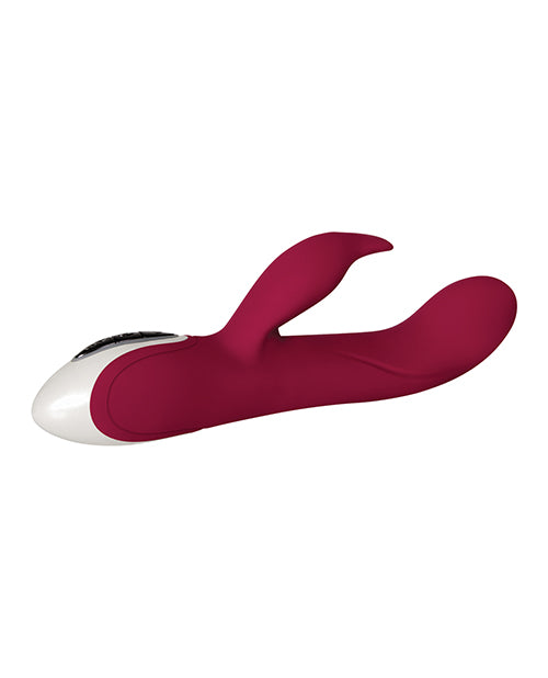 Evolved Inflatable Bunny Dual Stim Rechargeable - Burgundy - LUST Depot