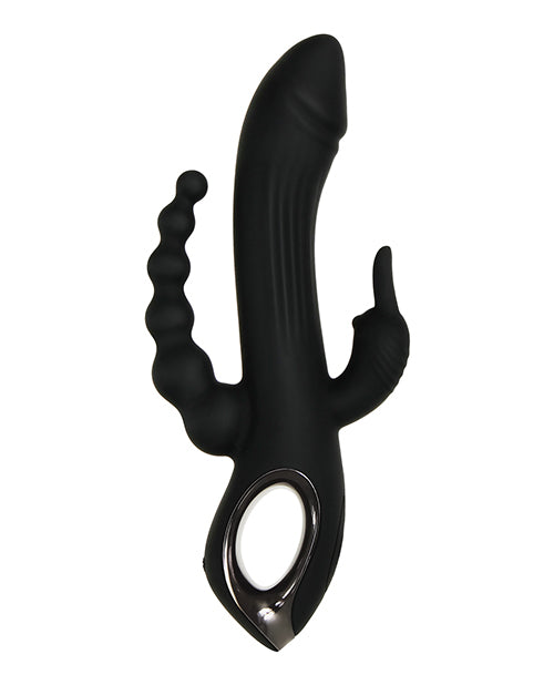 Evolved Trifecta Triple Stim Rechargeable - Black - LUST Depot