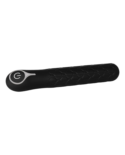 Evolved Quilted Love Rechargeable Vibrator - Black - LUST Depot