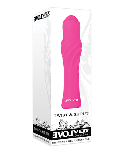 No Eta Evolved Twist & Shout Rechargeable Bullet - Pink - LUST Depot