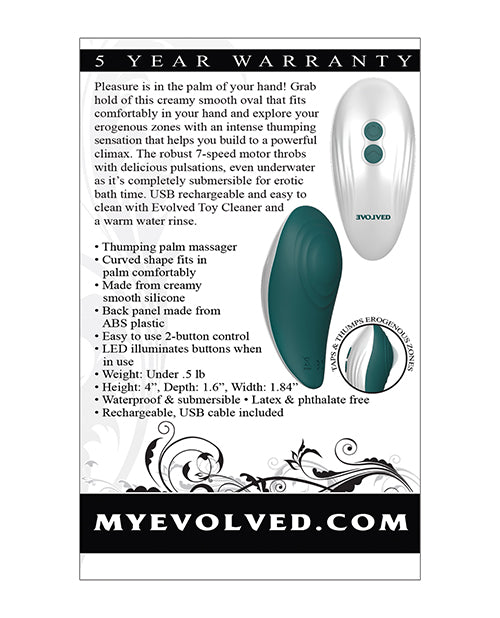 Evolved Palm Pleasure - Teal - LUST Depot