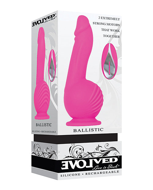 Evolved Ballistic Dildo - Pink - LUST Depot