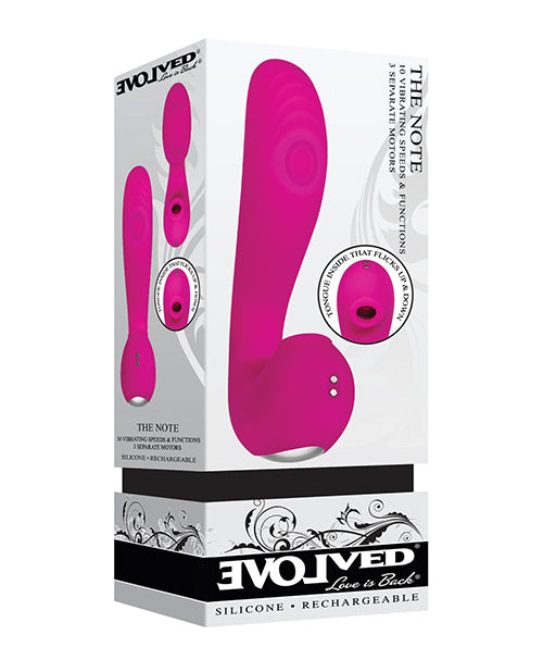 Evolved The Note Thumping Licking Vibe- Pink - LUST Depot