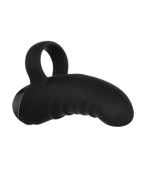 Evolved Hooked On You Curved Finger Vibrator - Black - LUST Depot