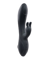 Evolved Rabbit Hole Triple Stimulation Vibrator - Black - LUST Depot