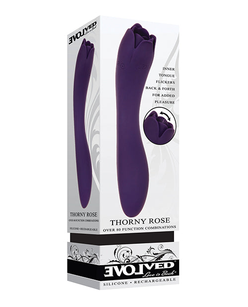 Evolved Thorny Rose Dual End Massager - Purple - LUST Depot