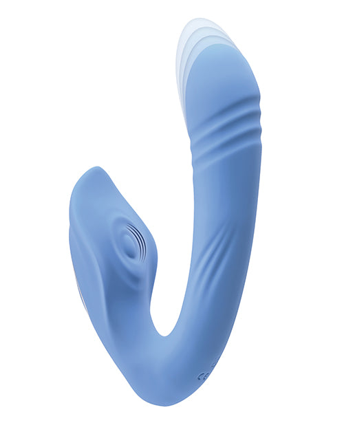 Evolved Tap & Thrust Dual Vibe - Blue - LUST Depot