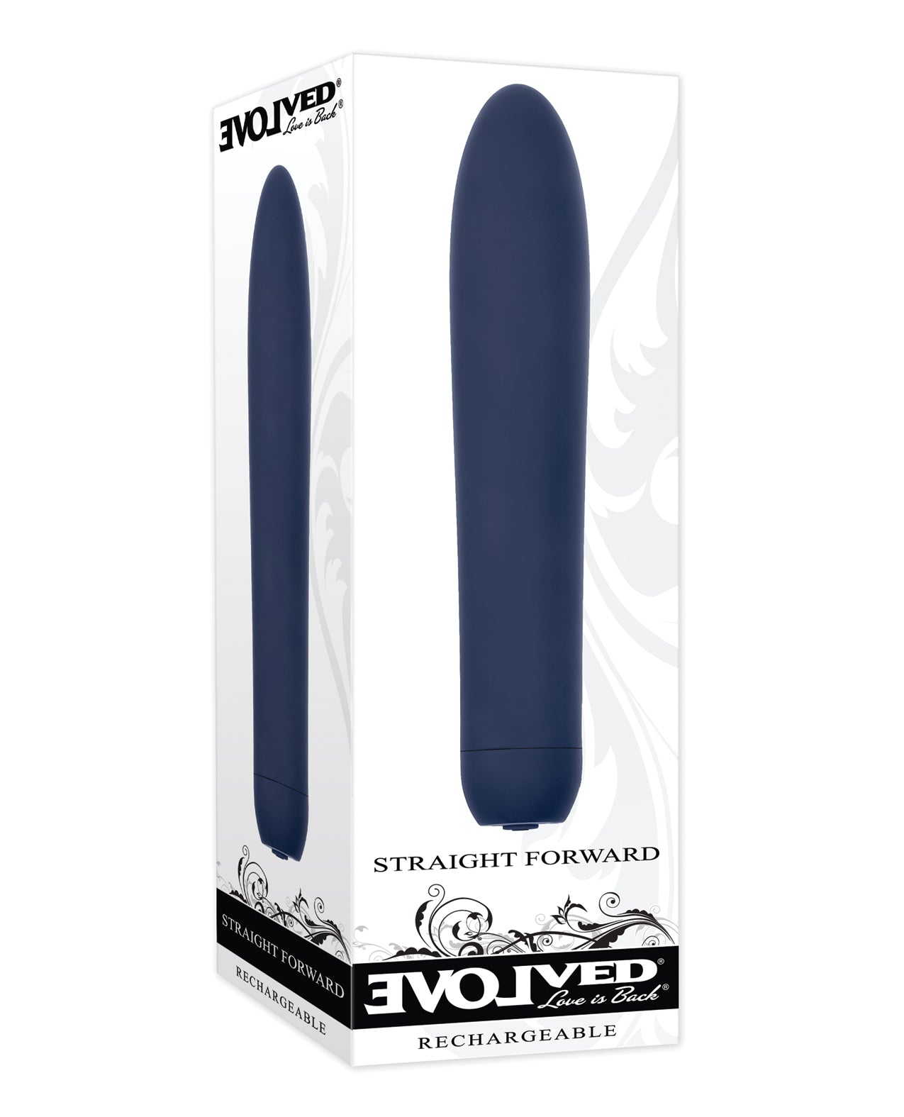 Evolved Straight Forward Vibrator - Blue - LUST Depot