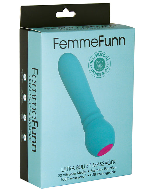 Femme Funn Ultra Bullet Massager - Turquoise - LUST Depot