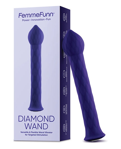 Femme Funn Diamond Wand - Dark Purple - LUST Depot