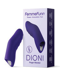 Femme Funn Dioni Wearable Finger Vibe - Large Dark Purple