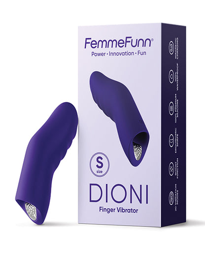 Femme Funn Dioni Wearable Finger Vibe - Small Dark Purple - LUST Depot