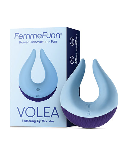 Femme Funn Volea Fluttering Tip Vibrator - Light Blue - LUST Depot