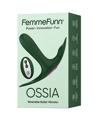 Femme Funn Ossia Wearable Vibrator - Dark Green