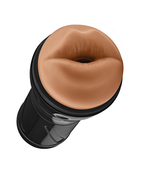 Forto Model M-80 Hard-Side Mouth Masturbator - Tan - LUST Depot