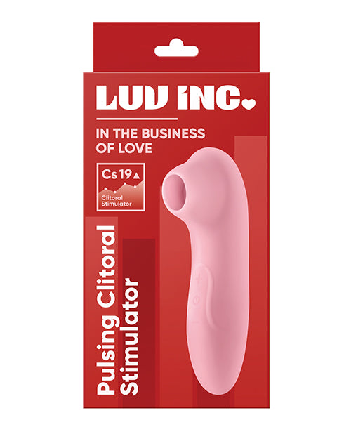 Luv Inc. Pulsating Clitoral Stimulator - Light Pink - LUST Depot