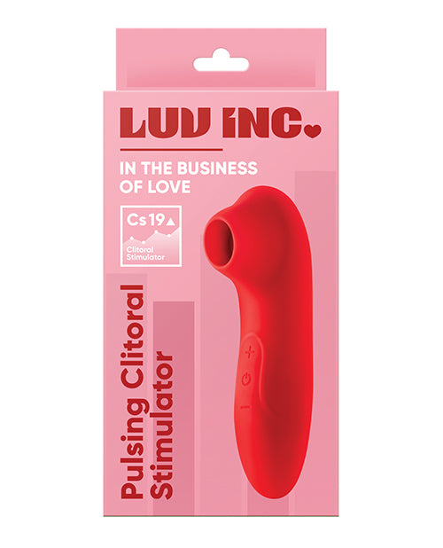 Luv Inc. Pulsating Clitoral Stimulator - Red - LUST Depot