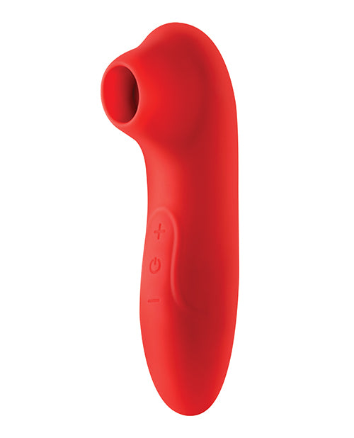 Luv Inc. Pulsating Clitoral Stimulator - Red - LUST Depot