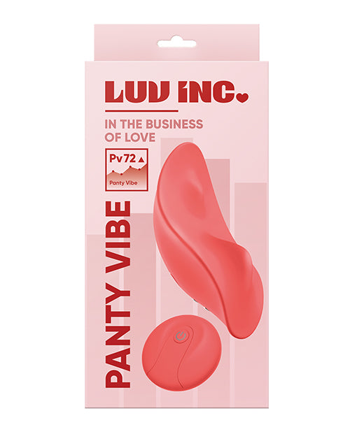 Luv Inc. Panty Vibe - Coral - LUST Depot