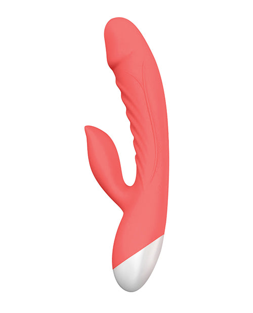 Luv Inc. Rabbit Vibrator - Coral - LUST Depot