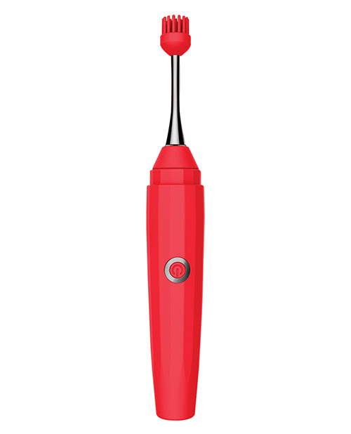 Luv Inc. Orgasm Pen W/three Attachments - Red - LUST Depot