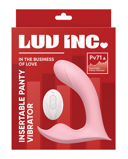 Luv Inc. Insertable Panty Vibe - Pink - LUST Depot