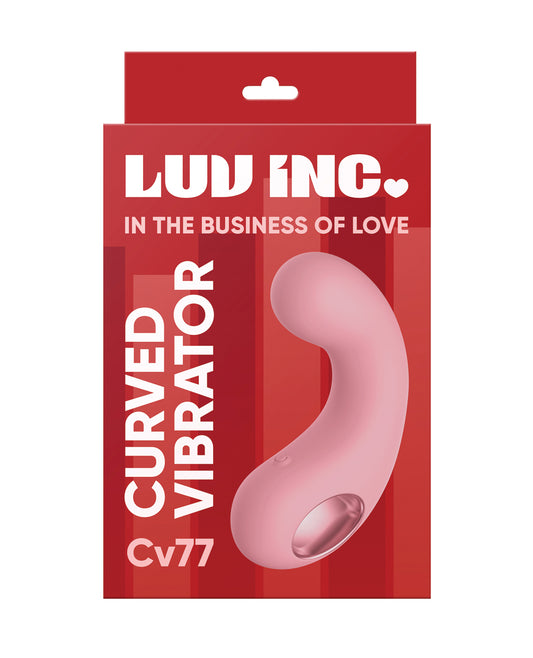 Luv Inc. Curved Vibrator - Light Pink - LUST Depot