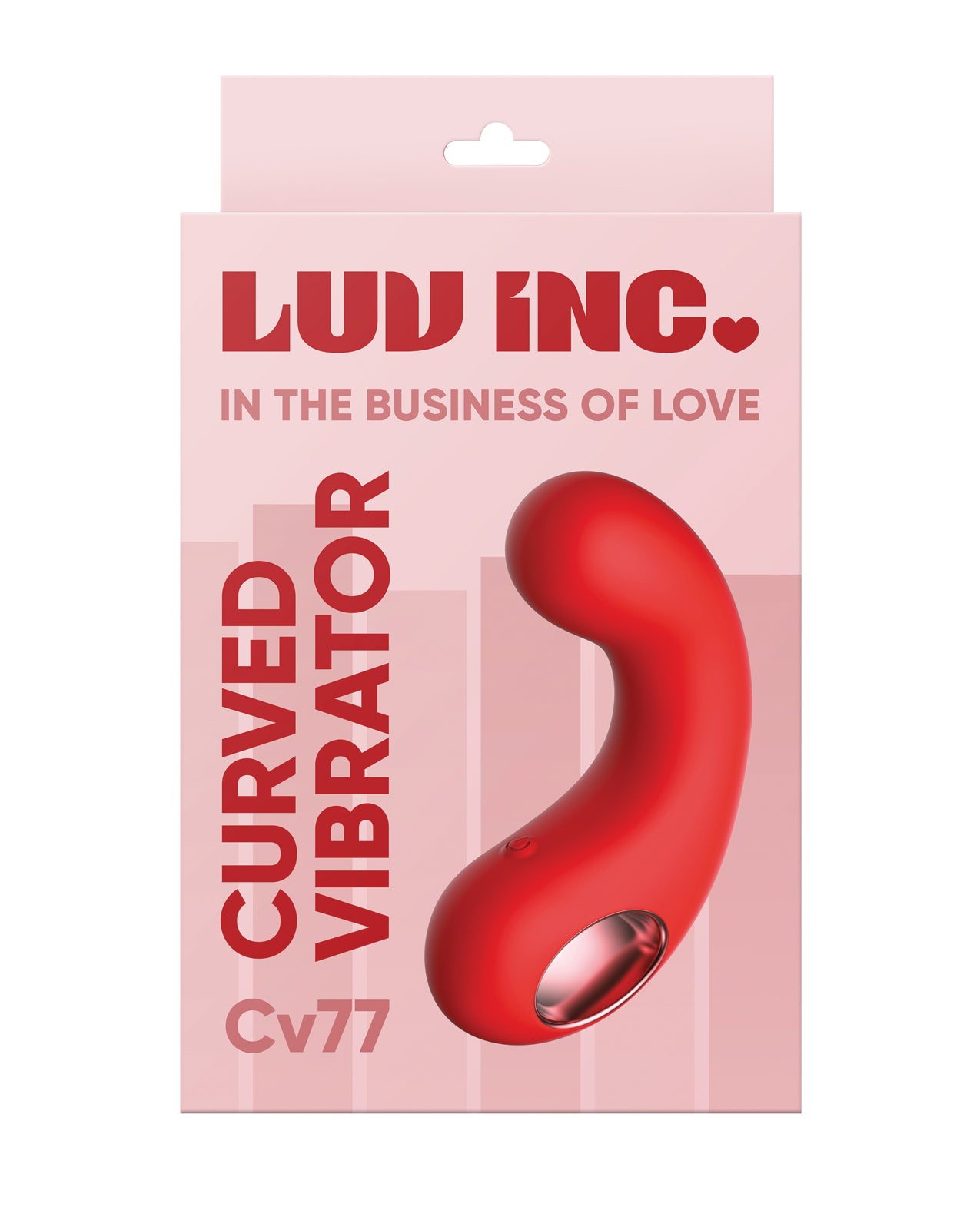 Luv Inc. Curved Vibrator - Red - LUST Depot