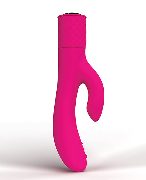 Lola Milani Mystique Rabbit w/Black Bottle - Fuchsia - LUST Depot