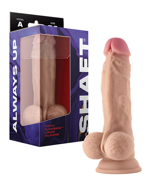 Shaft Model A Flexskin Liquid Silicone 7.5" Dong W-balls - Pine - LUST Depot