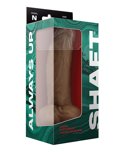 Shaft Model N Flexskin Liquid Silicone 9.5" Dong W-balls - Oak - LUST Depot