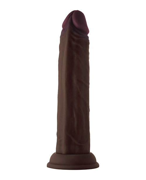 Shaft Model J Flexskin Liquid Silicone 8.5" Dong - Mahogany - LUST Depot