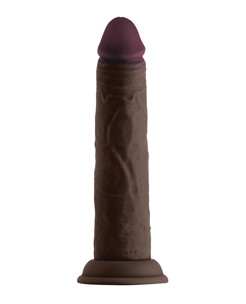 Shaft Model J Flexskin Liquid Silicone 8.5" Dong - Mahogany - LUST Depot