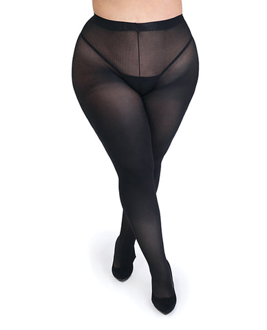 Fifty Shades Of Grey Captivate Spanking Tights - Black One Size Queen