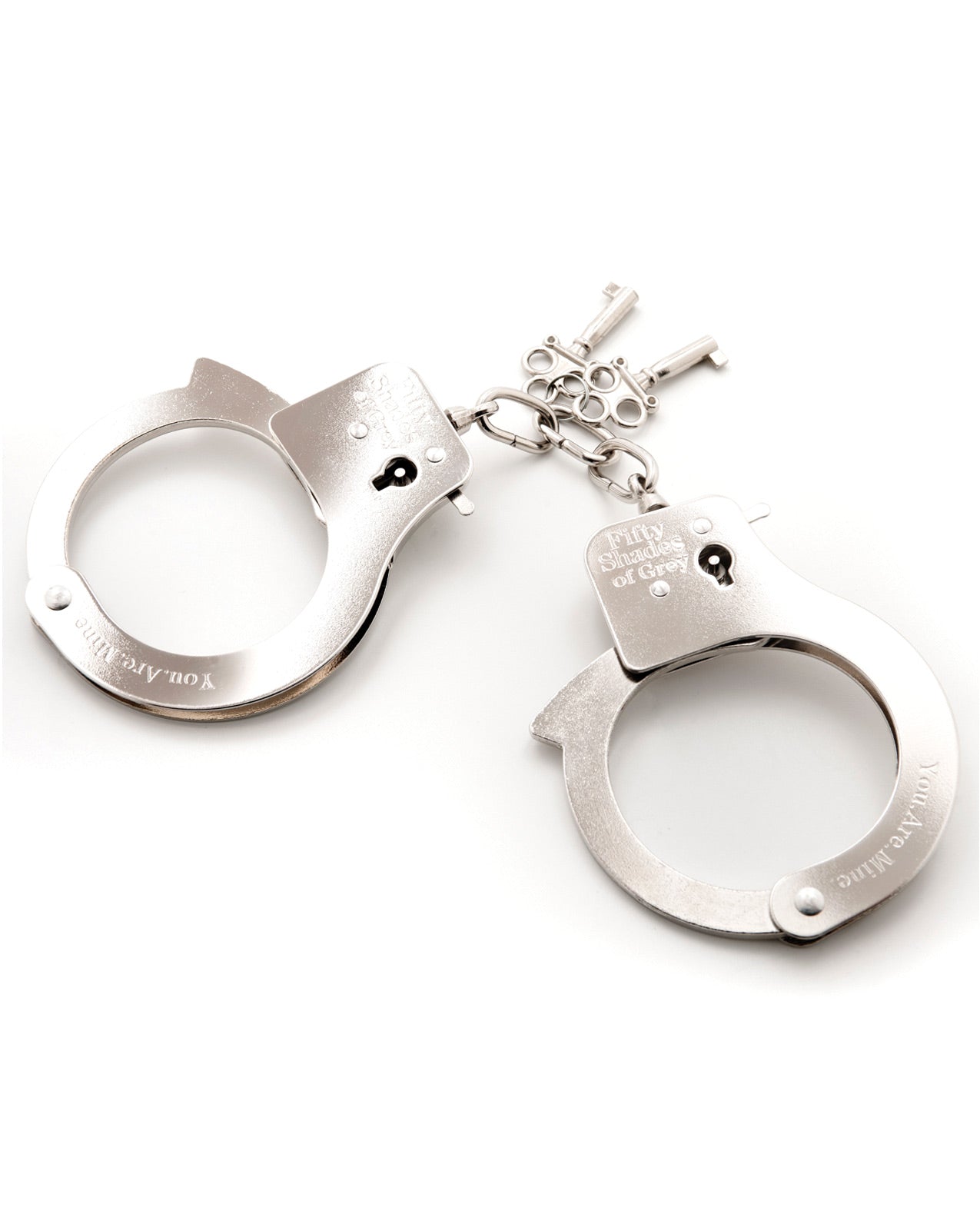 Fifty Shades Of Grey You Are Mine Metal Handcuffs - LUST Depot