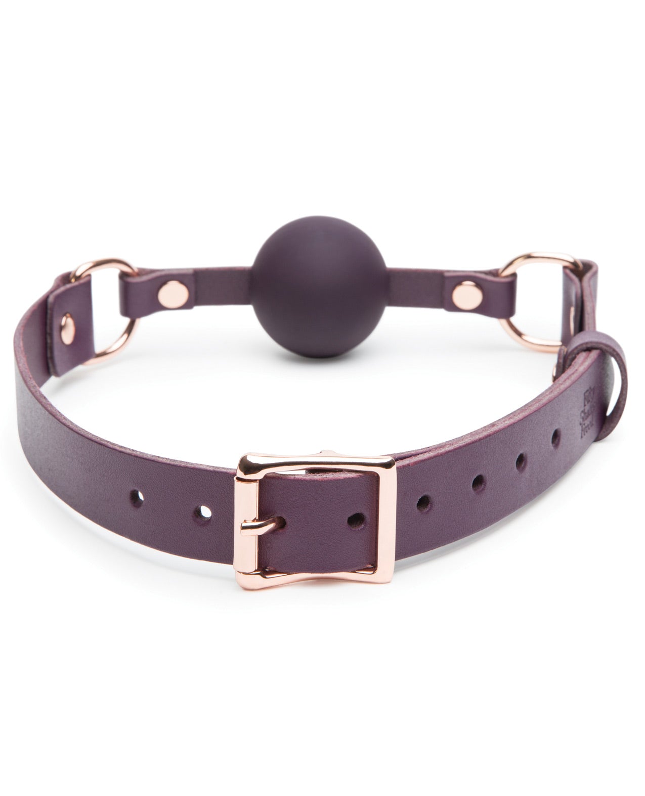 Fifty Shades Cherished Collection Leather Ball Gag - LUST Depot