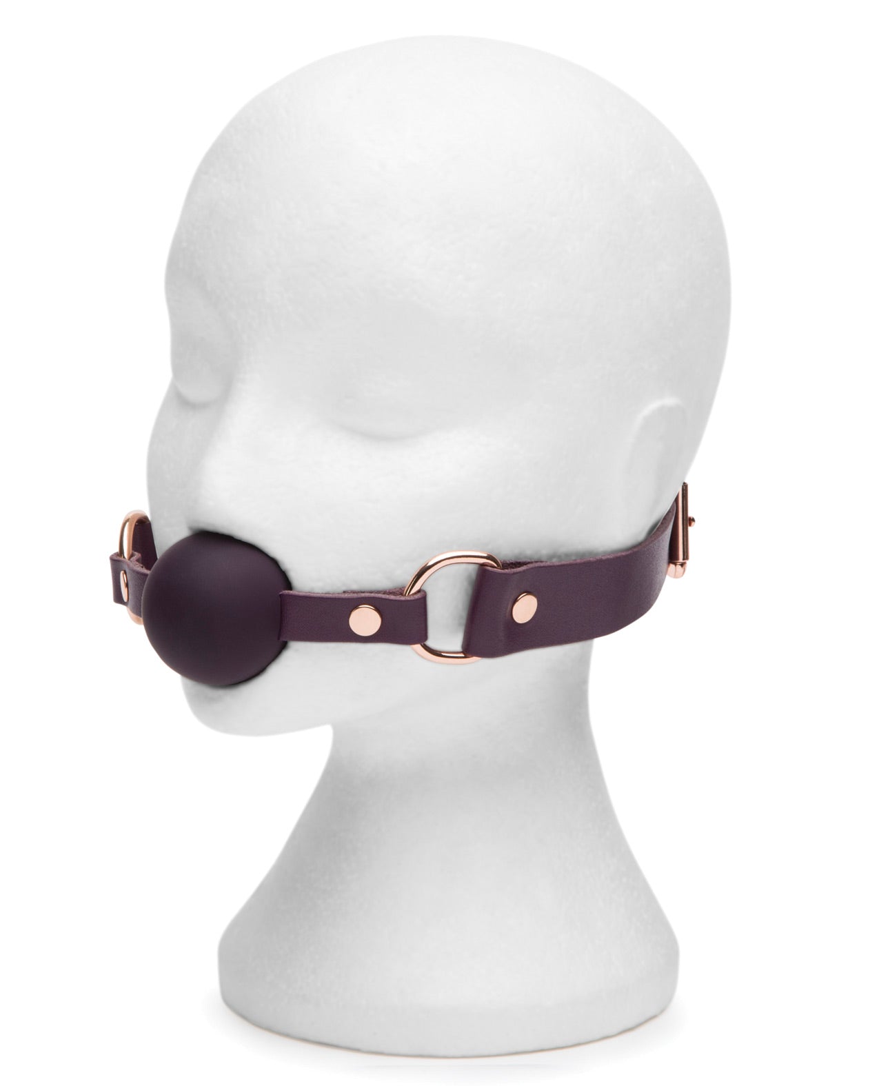 Fifty Shades Cherished Collection Leather Ball Gag - LUST Depot