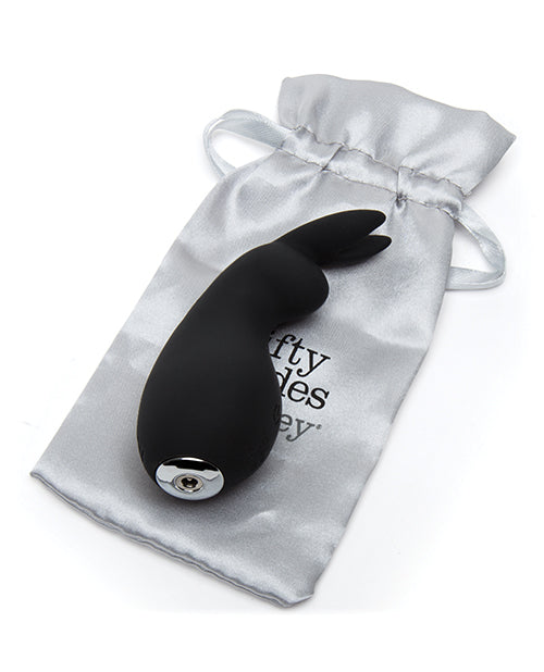 Fifty Shades Of Grey Greedy Girl Rechargeable Clitoral Rabbit Vibrator - Black - LUST Depot