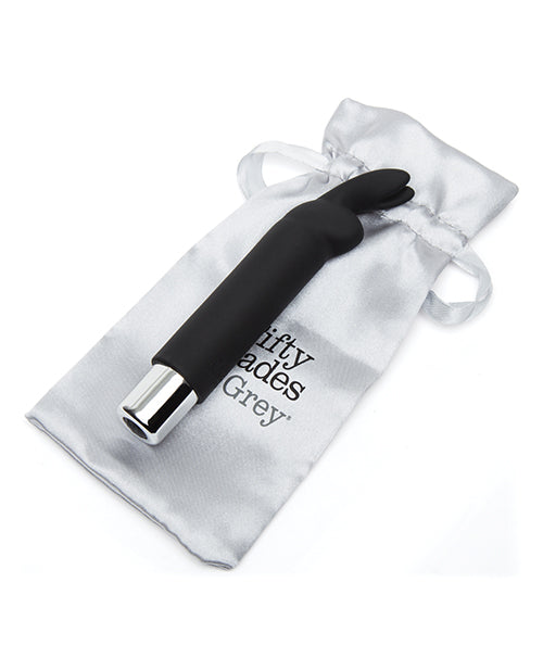 Fifty Shades Of Grey Greedy Girl Rechargeable Bullet Rabbit Vibrator - Black - LUST Depot