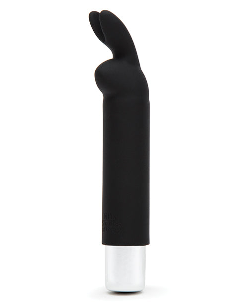 Fifty Shades Of Grey Greedy Girl Rechargeable Bullet Rabbit Vibrator - Black - LUST Depot