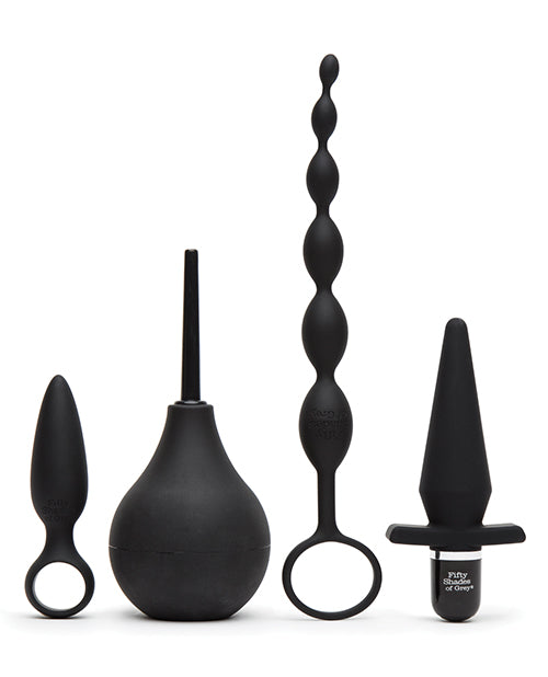 Fifty Shades Of Grey Pleasure Overload Take It Slow Gift Set ( 4 Piece) - LUST Depot