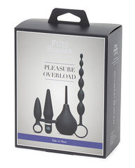 Fifty Shades Of Grey Pleasure Overload Take It Slow Gift Set ( 4 Piece)