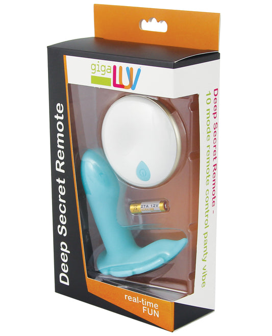 Gigaluv Deep Secret Remote - Tiffany Blue - LUST Depot