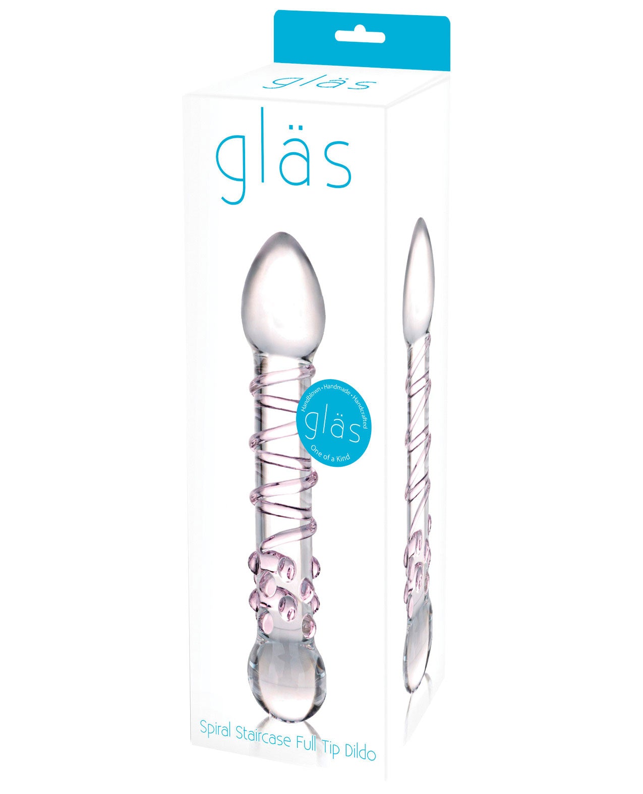 Glas Spiral Staircase Full Tip Glass Dildo - LUST Depot