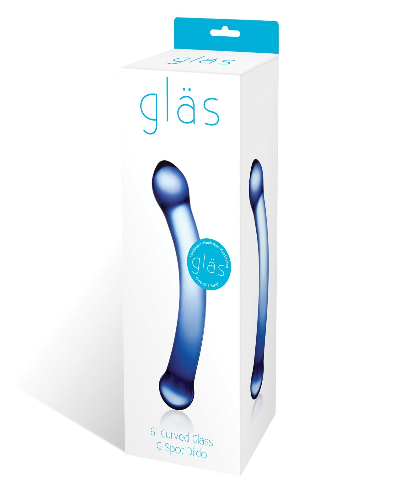 Glas 6" Curved G-spot Glass Dildo - LUST Depot