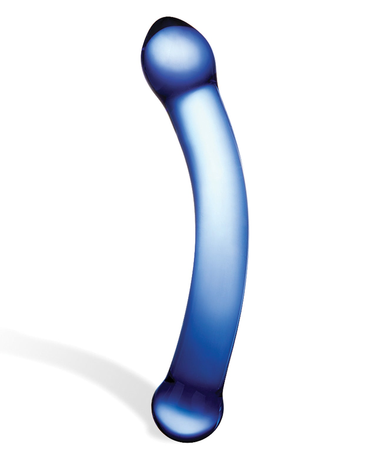 Glas 6" Curved G-spot Glass Dildo - LUST Depot