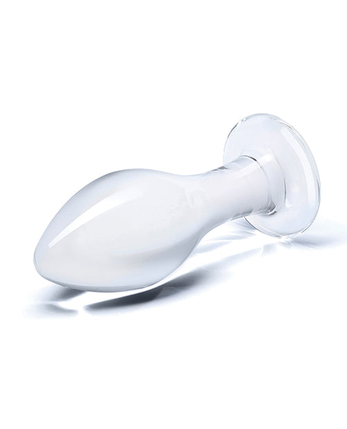 Glas 4" Classic Butt Plug - Clear - LUST Depot